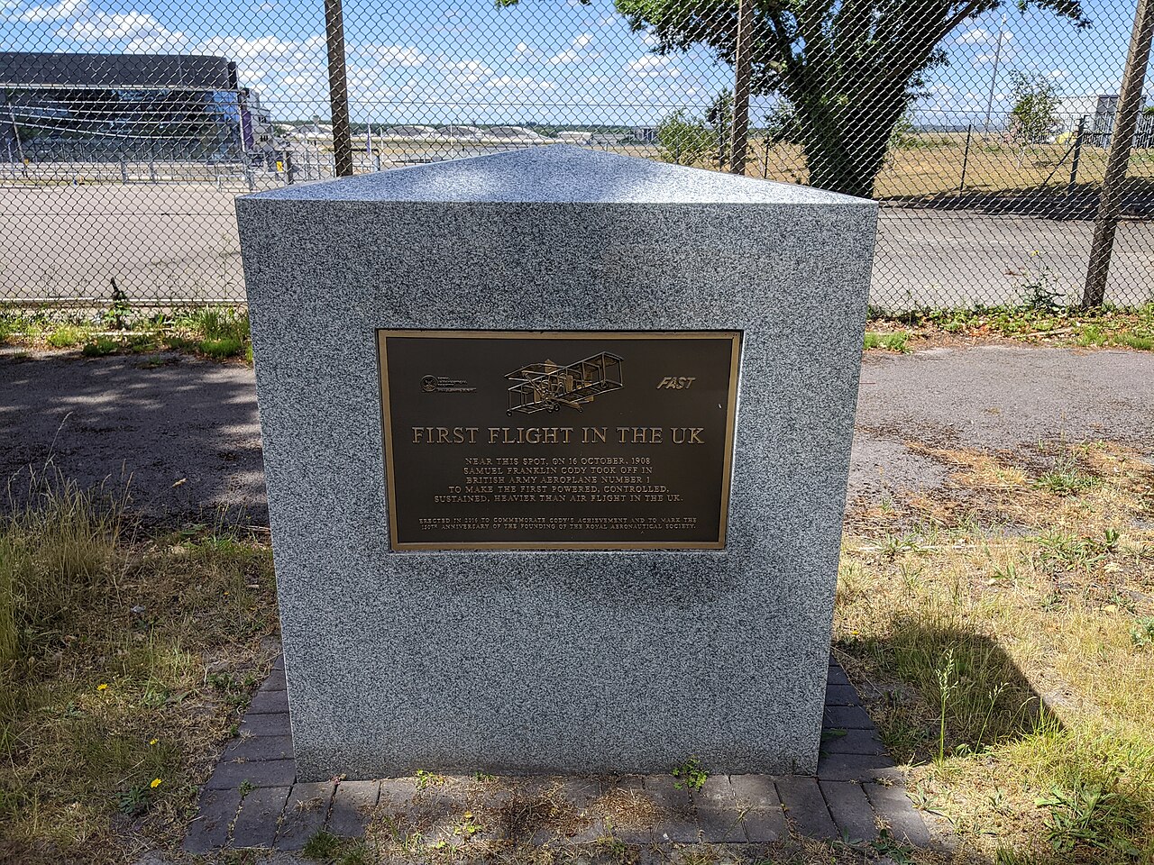 First Flight in the UK Memorial in Farnborough